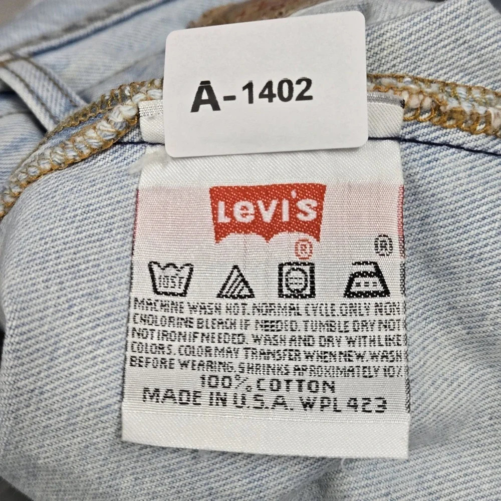 VINTAGE Levi's 501 Men Jeans 30X32 Blue 90s USA Denim Original Fit Straight